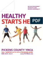 Pickens County YMCA Program Guide Fall Winter 2013-2014