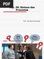 Sintaxe Dos Pronomes