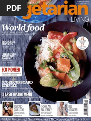 Vegetarian Living October 13 Pdf Stir Frying Baking