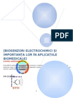 Biosenzori Electrochimici Și Importanța Lor În Aplicațiile Biomedicale.