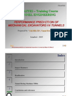 Performance Prediction of Mechnaical Excavators