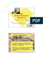 Mineral Resources of Balochistan