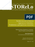 Tendencias de La Hria Regional en Colombia