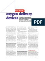 Oxygen Delivery Devices: Getting Inspired About