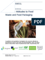 Exec Summary - Consumer Attitudes to Food Waste and Packaging