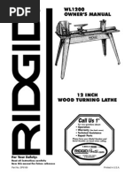 Download RIDGID WL1200 Wood Lathe Manual by spayt SN173952618 doc pdf