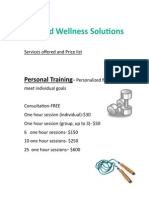 Inspired Wellness Solutions: Personal Training