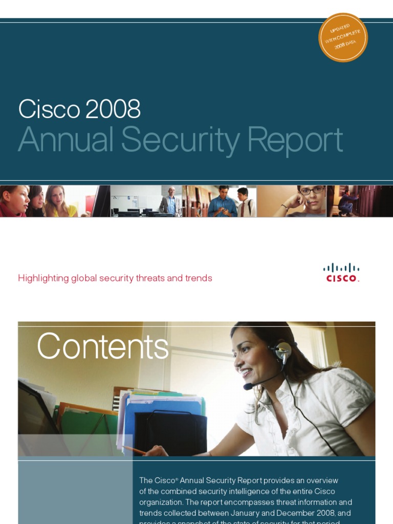 Final Cisco2008 Annual Security Report | PDF | Malware | Computer Security