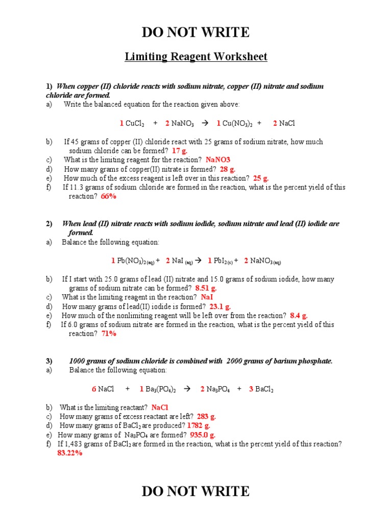 Worksheets Stoichiometry Limiting Reagent Worksheet collection of stoichiometry limiting reagent worksheet sharebrowse reagents delibertad