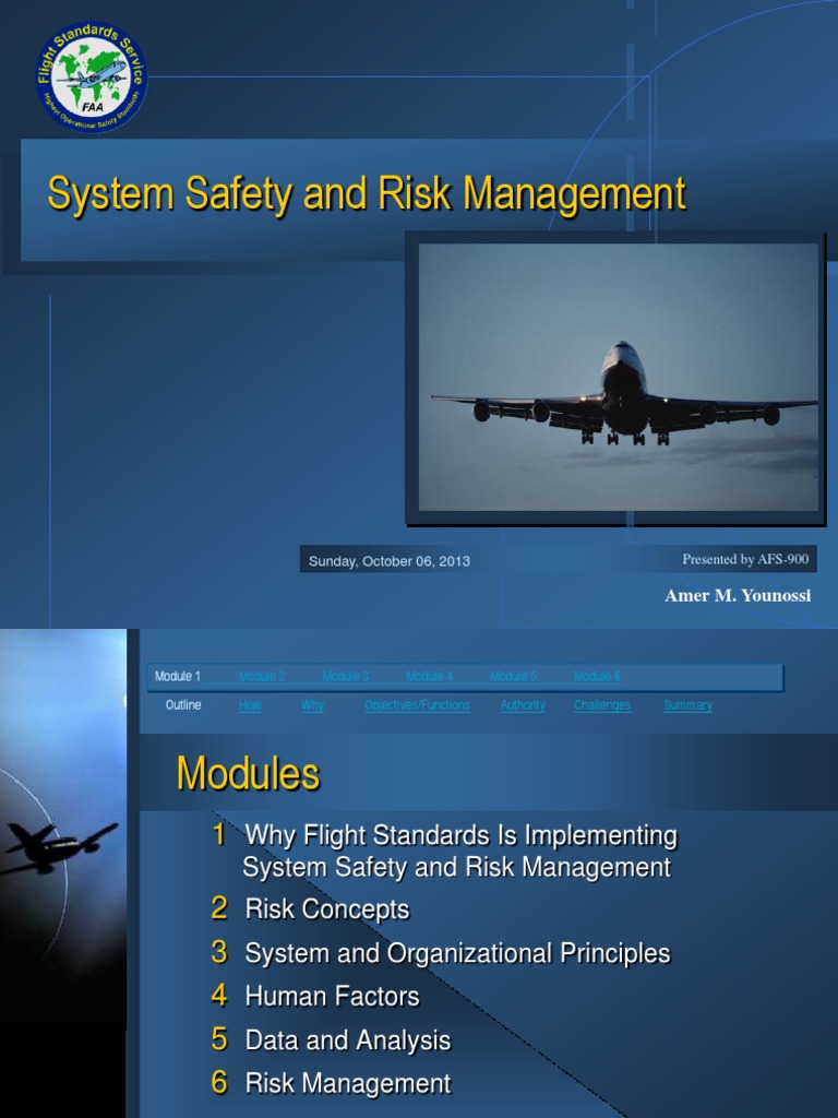Aviation Safety and Risk Management Overview | PDF | Situation ...