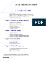 Production and Operation Management