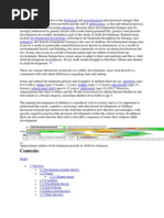 Child Development Refers To The Biological and Psychological and Emotional Changes That Occur in Human Beings Between Birth and The End of Adolescence