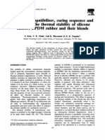 Effect of Compatibiliser, Curing Sequence and Ageing On The Thermal Stability of Silicone Rubber, EPDM Rubber and Their Blends