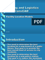 Routing and Logistics With Transcad: Facility Location Models