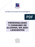 Personalidad y Consumo de Alcohol