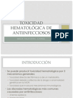Toxicidad Hematológica de Antiinfecciosos