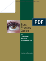Best Practice Guide For Customer Service Professionals - Sample
