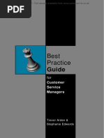 Download Best Practice Guide for Customer Service Managers - Sample by Trevor Arden SN17402619 doc pdf