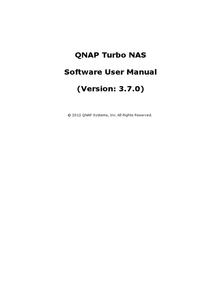 NAS User Manual | PDF | Computer Network | Ip Address