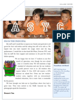 ASYC Newsletter Vol 1 (EL)