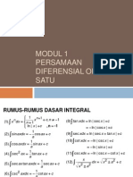 PD Linier Orde Satu