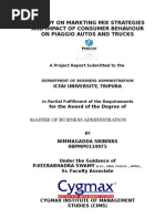 Download A Study on Marketing Mix Strategies and Impact of Consumer Behavior on Piaggio APE Autos and Trucks by veerabhadraswamy SN17404049 doc pdf