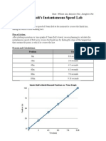 Usain Bolt Assignment Student Sample