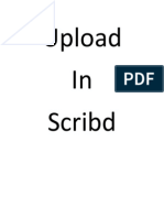 Upload in Scribd