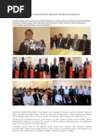 UKPNP London Branch Seminar and Speech of Chairman , Sardar Shaukat Ali Kashmiri