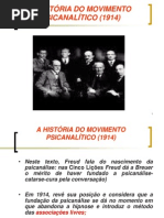 A HISTÓRIA DO MOVIMENTO PSICANALÍTICO 2012