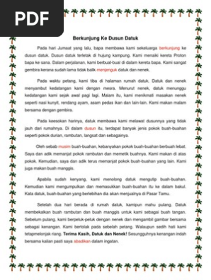 Berkunjung Ke Dusun Datuk Pdf