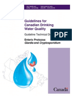 Canada 2009%2c Guidelines for Canadian Drinking Water Quality Giardia and Cryptosporidium (1)