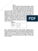 Variable Reluctance and Stepping Motor Types