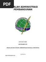 Download MAKALAH ADMINISTRASI PEMBANGUNAN by Sianipar Mangara Wahyu Charros SN174065336 doc pdf