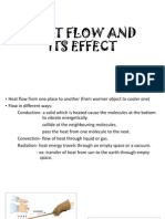 Heat Flow and Its Effect