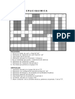 Cruciquimica: Horizontales