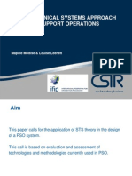 Socio-Technical Systems Approach To Peace Support Operations PDF