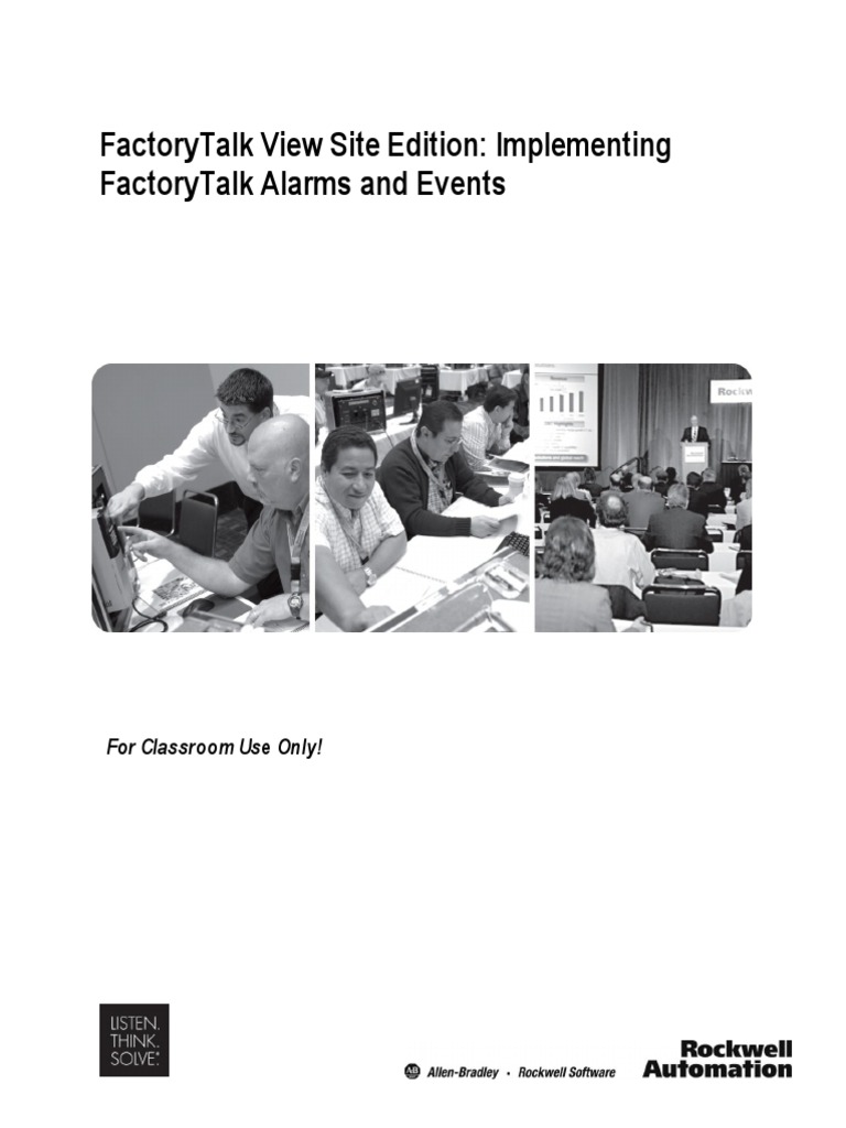 Factorytalk View Site Edition: Implementing Factorytalk Alarms and ...