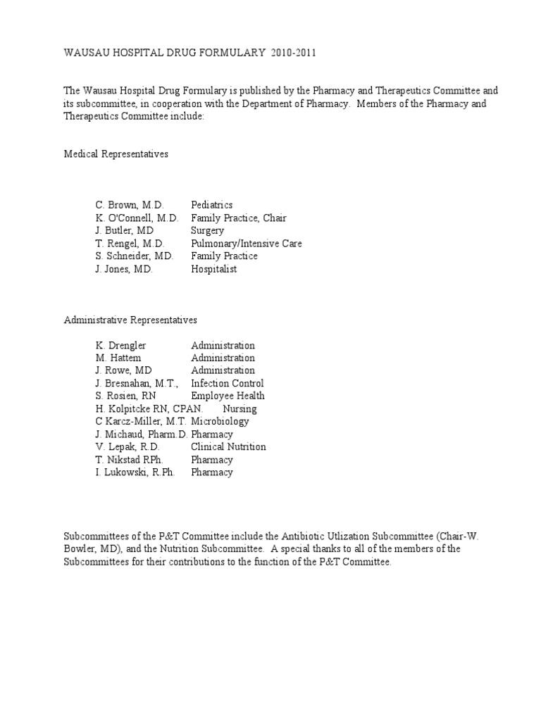 Formulary Pharmacy Pharmaceutical Drug