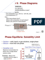 Chapter 9: Phase Diagrams: Issues To Address..