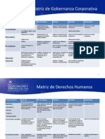 Matriz de Gobernanza, DDHH y Practicas Laborales