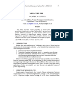 Median Filter: Urnal of Information, Control and Management Systems, Vol. 1, (2003), No.2 51