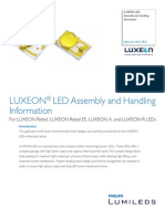 Luxeon LED Assembly and Handling Information: For Luxeon Rebel, Luxeon Rebel Es, Luxeon A, and Luxeon R Leds
