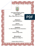 Informe de Exposicion Supervision Educativa