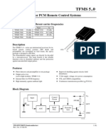 TFMS 5..0: Photo Modules For PCM Remote Control Systems