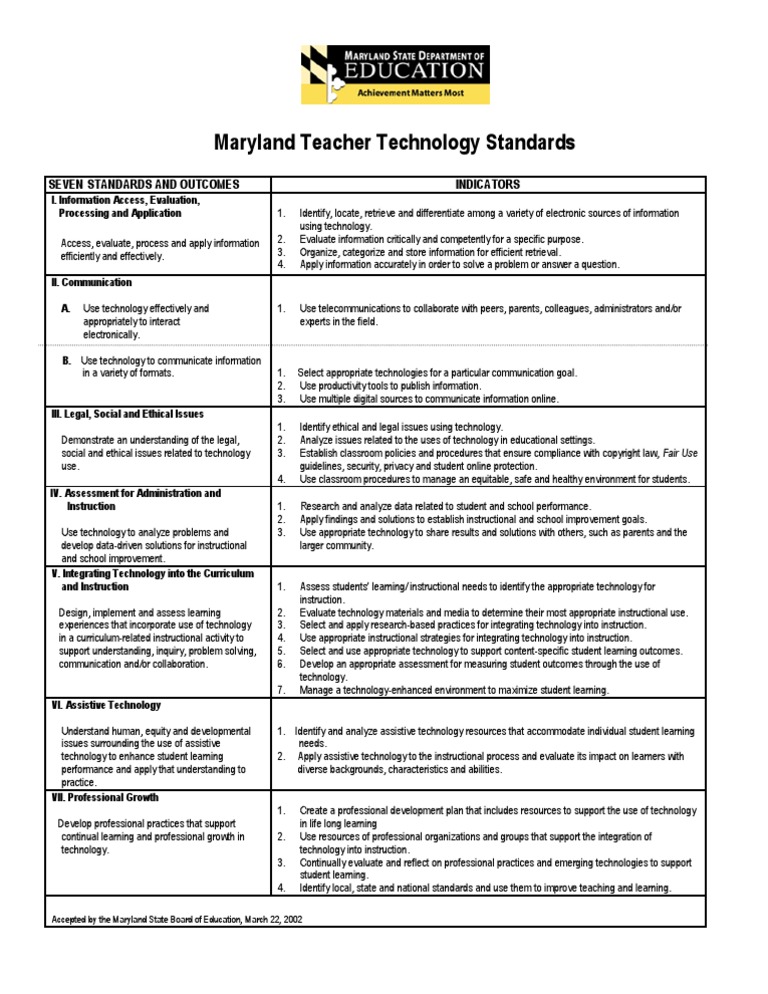 Standards | PDF | Information | Educational Assessment