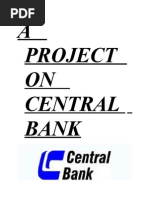 A Project On Central Bank