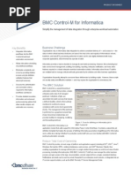 Control-M For Informatica