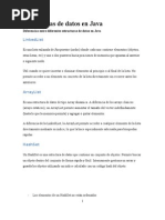 Estructuras de datos disponibles en Java | PDF | Puntero (Programación ...