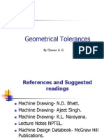 Geometrical Tolerances: by Chavan A. G